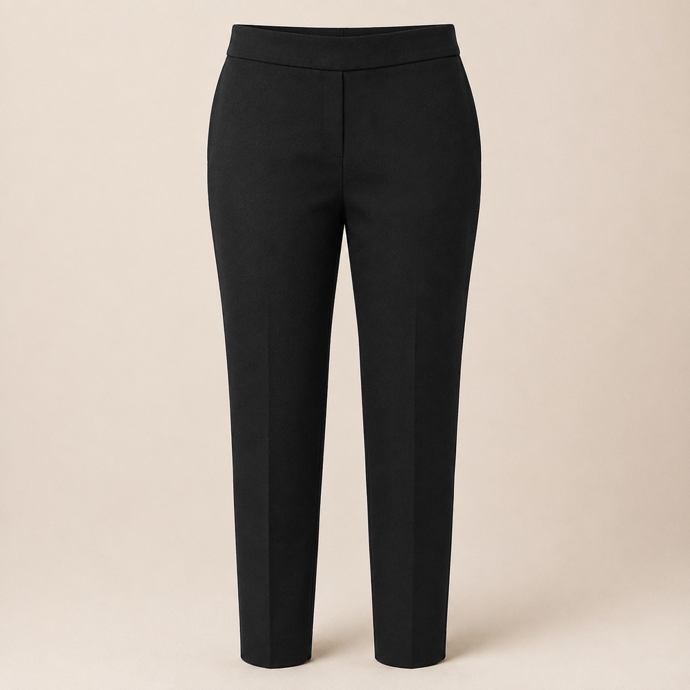 Lalis Size 16/48 Black Tapered Dress Pants Dark Academia Officecore Tailoredr